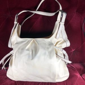 Apt. 9 off white snake embossed Hobo